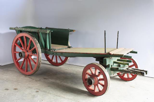 Gewone aardkar met voorloper, Karrenmuseum Essen